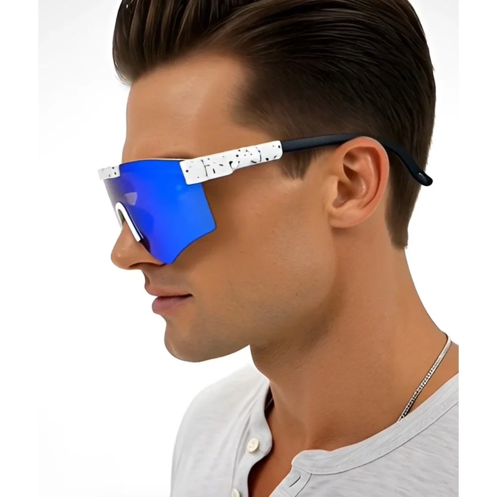 New 2026 Men‎ Fishing Cycling Driving Sport Sunglasses UV Sun Protection Driving